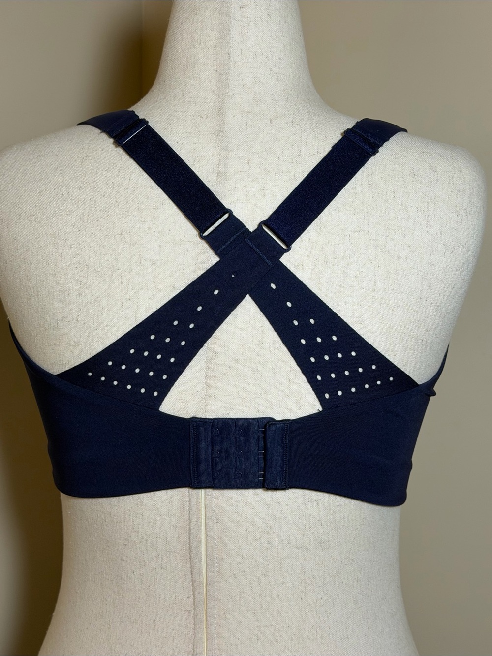 Calia Sports Bra 36DD Navy High Support Racerback Athletic Workout - Picture 3 of 8